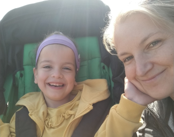 Svitlana and Ksenia family from Kharkiv