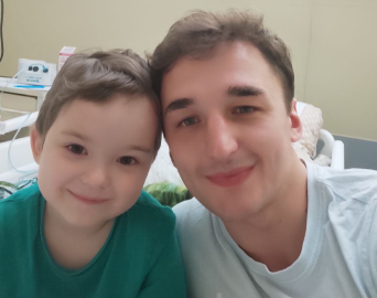 Andrew and Yuri family from Cherkasy