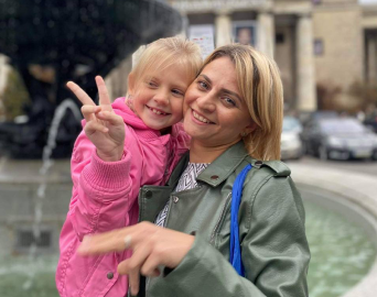 Anna and Milana family from Zhytomyr