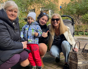 Khristina and Misha family from Brovary